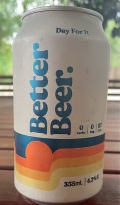 Better Beer Zero Carb Can 355ml