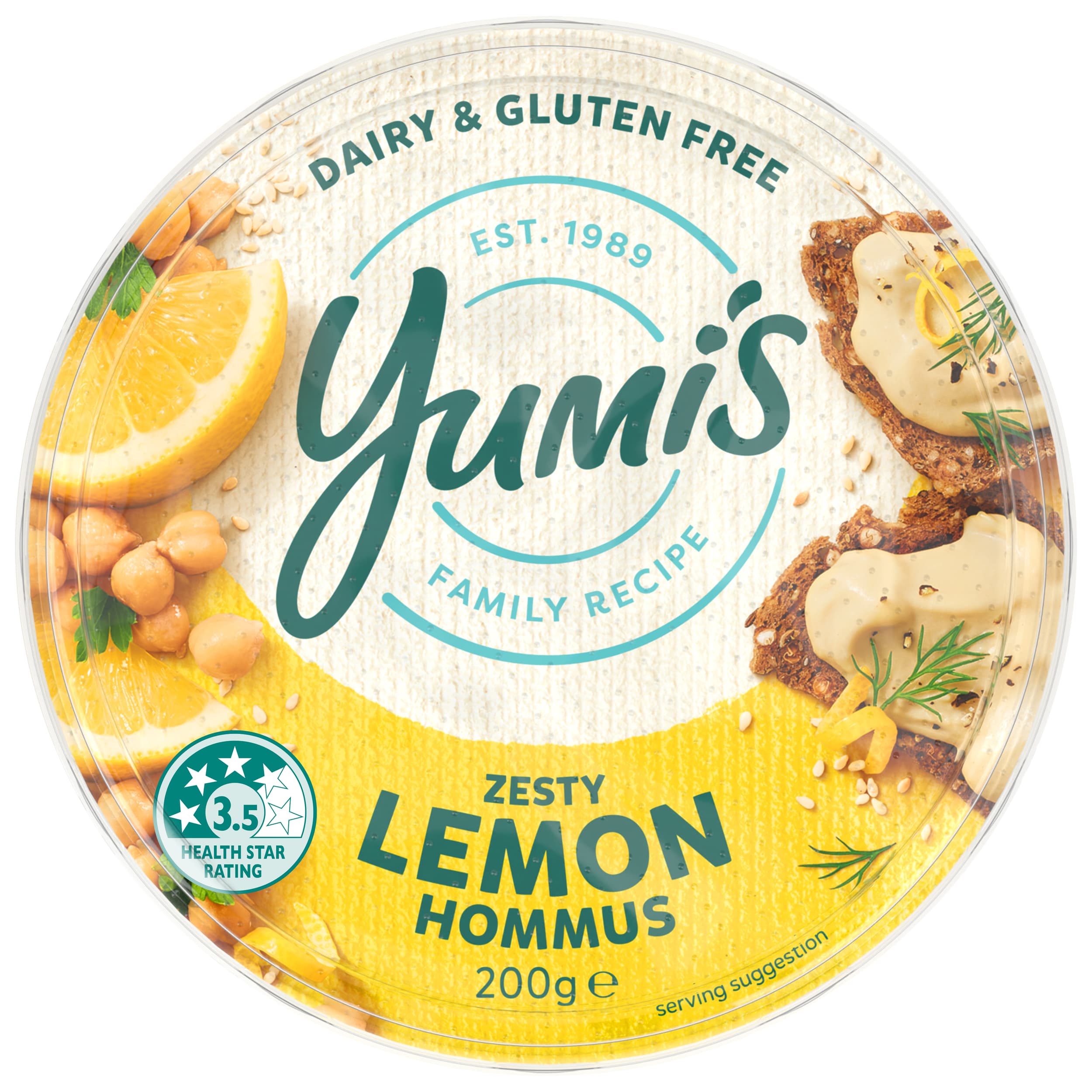 Yumi's Zesty Lemon Hommus