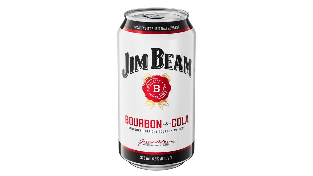 Jim Beam Bourbon & Cola 375ML Cans 4.8%