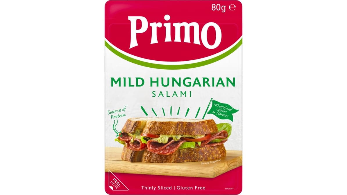 Primo Stacker Salami Mild Hungarian 80G