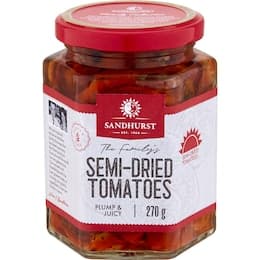 Australian Semi Dried Tomatoes Mediterranean Style Herbes 135g