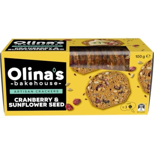 Olina's Cranberry & Sunflower Seed 100g