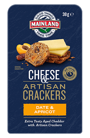 Mainland Cheese & Crackers Date & Apricot 38g