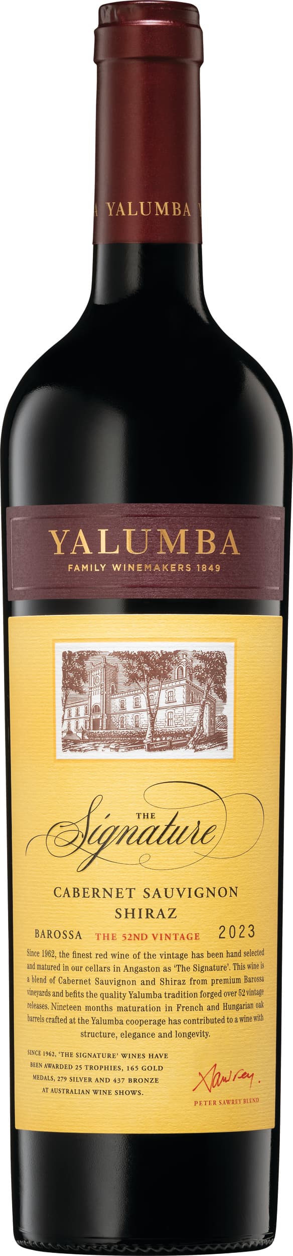 Yalumba The Signature Cab Sauv Shiraz 2023 750ML