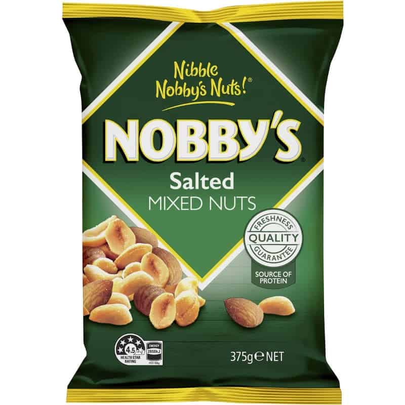 Nobby'S Salted Mixed Nuts 375g