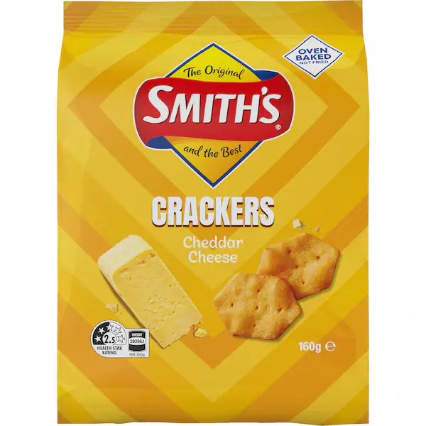 Smith's Crackers Cheddar & Cheese 160g