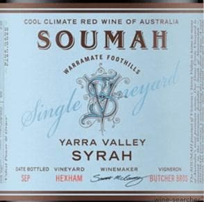 Soumah Hexham SYRAH 750mL