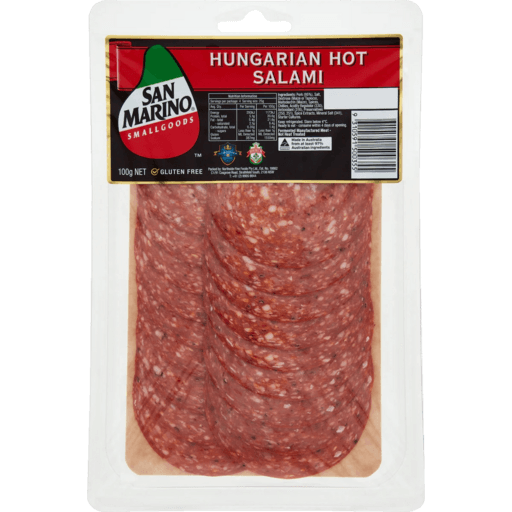 San Marino Hungarian Hot Salami 100g